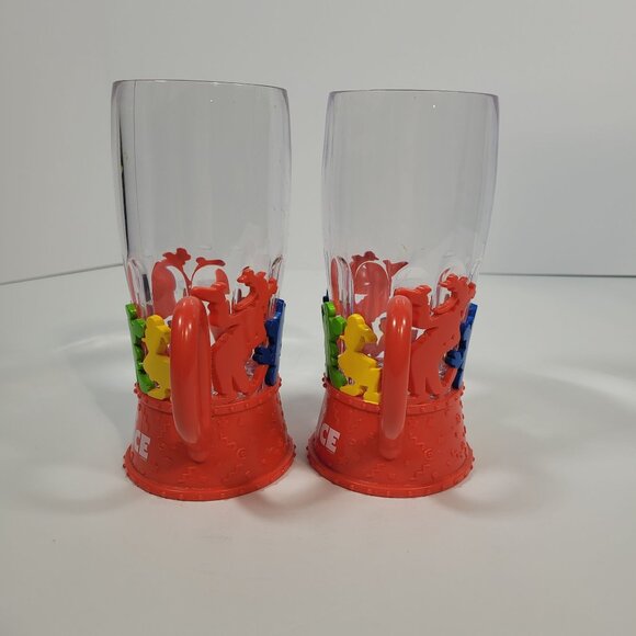 Disney On Ice Light Up Souvenir Cups With Handles Mickey Minnie Mouse Set Of 2 - Picture 5 of 8